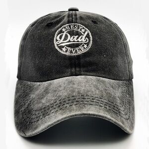 Men's Black Denim Caps